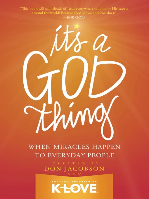 Title details for It's a God Thing by Don Jacobson - Available